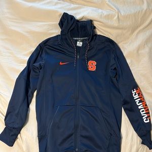 Nike Therma-Fit Syracuse Navy Blue Zip Up Hoodie